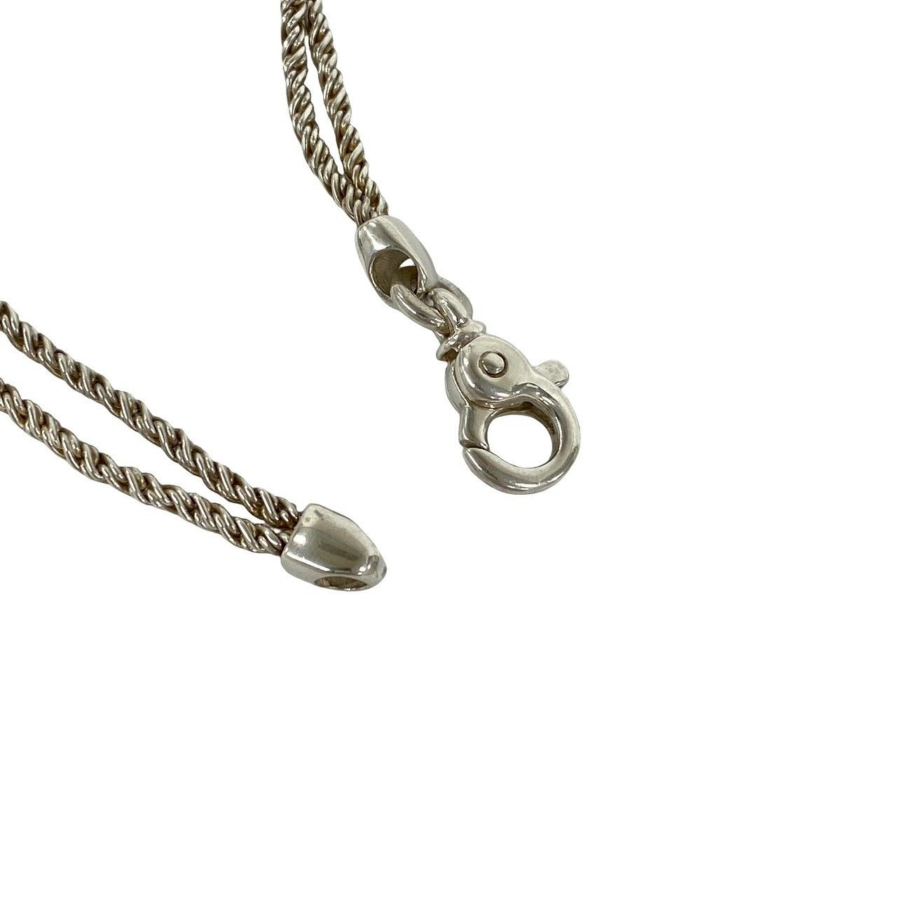 極 美品 袋付き TIFFANY&Co. ティファニー ダブルロープ センター