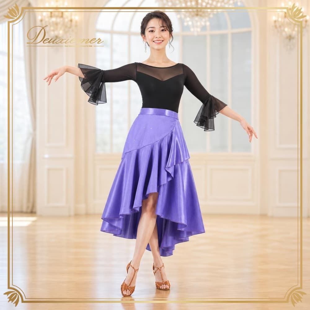 社交ダンス サンリーヌ 衣装 Sanline スカート レッスンウェア