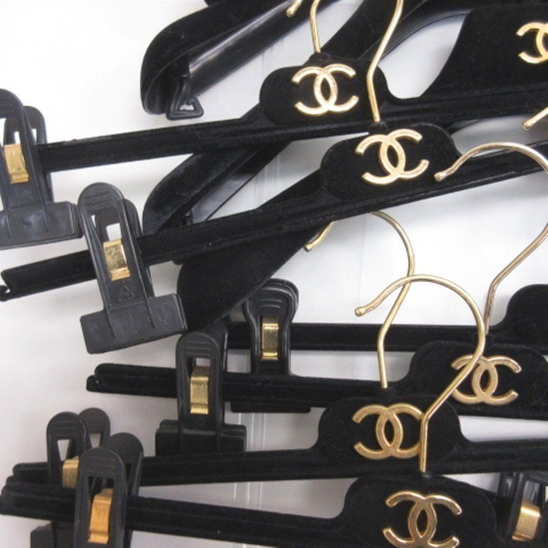 シャネル CHANEL ココマーク ベロア ハンガー パンツハンガー 21点
