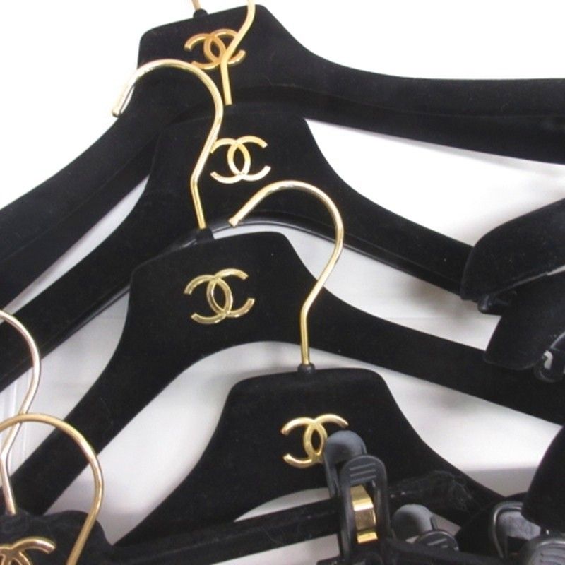 シャネル CHANEL ココマーク ベロア ハンガー パンツハンガー 21点