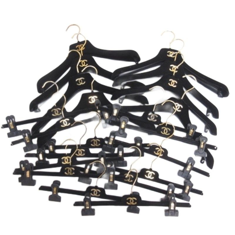 CHANEL シャネル　ココマーク　ベロア　パンツ シャネル CHANEL ココマーク ベロア ハンガー パンツハンガー 21点