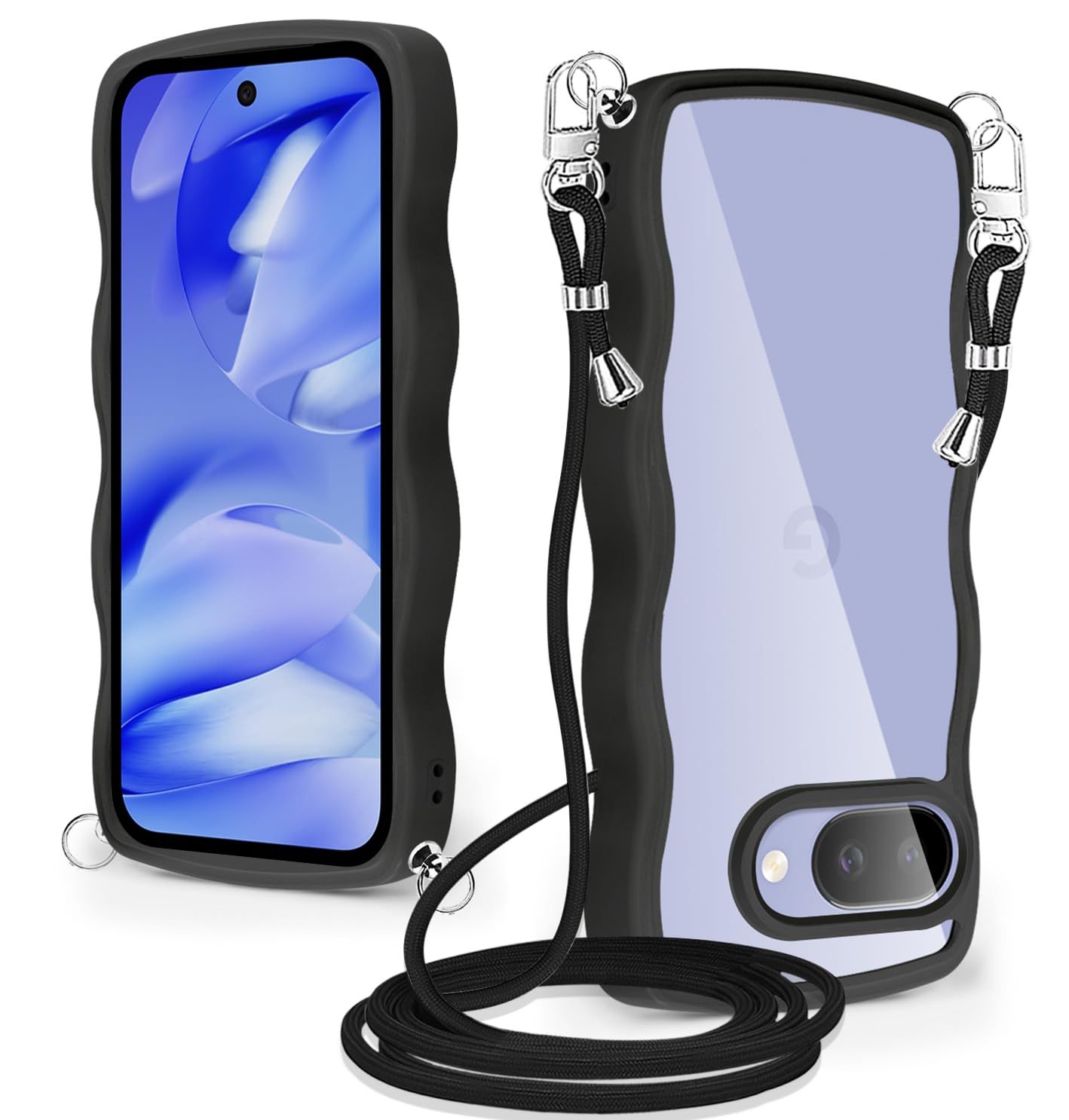 Google Pixel 9A ケース クリア ショルダー 耐衝撃 かわいい 人気 