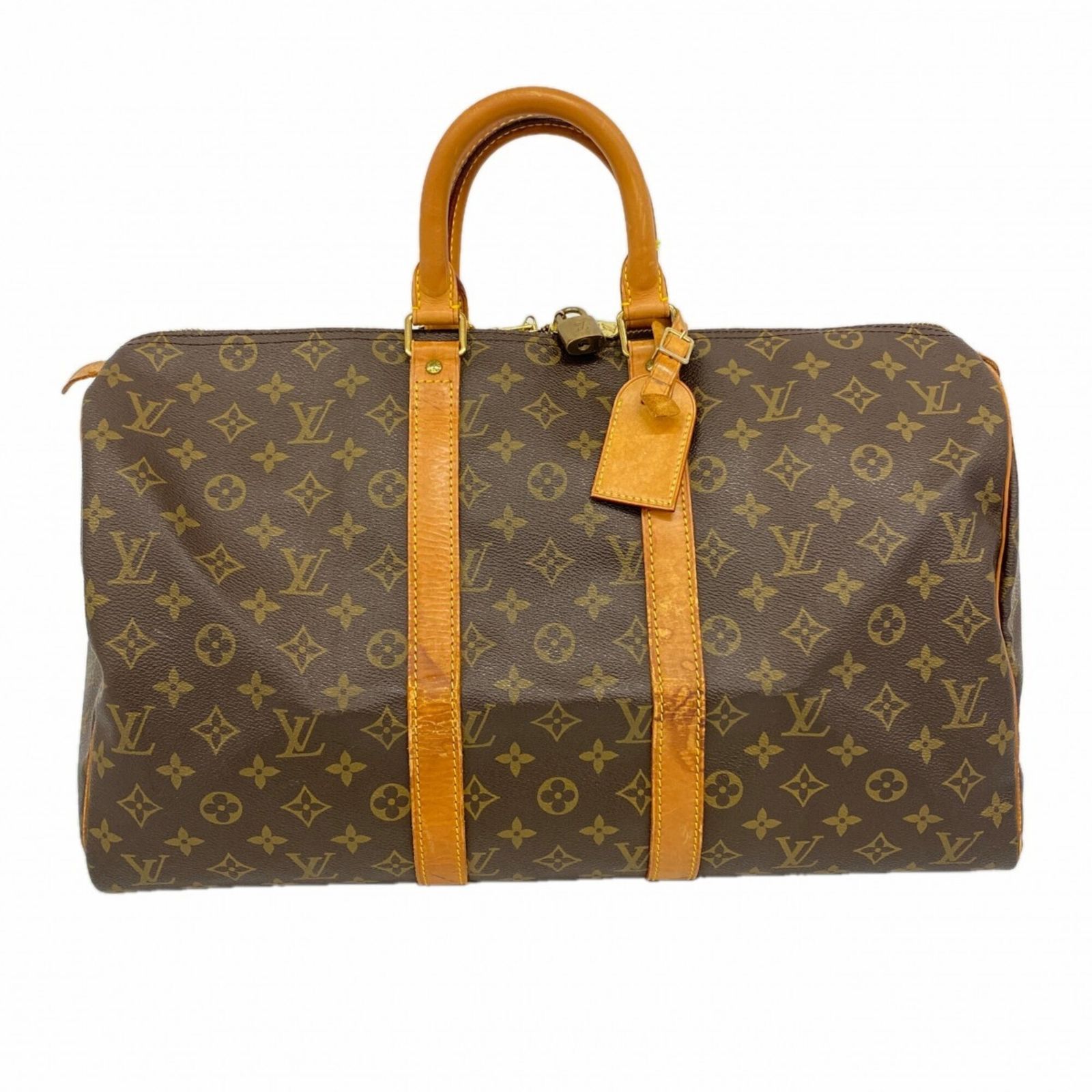 ルイ・ヴィトン(Louis Vuitton) ルイ・ヴィトン バッグ・ボストンバッグ モノグラム キーポル45 M41428 ブラウンメンズ レディース