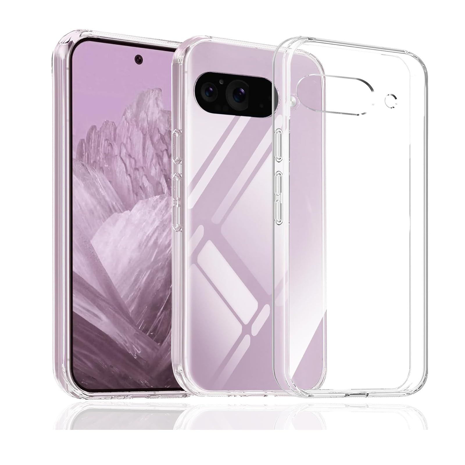 対応 Google Pixel 9A ケース クリア 耐衝撃 TPU 背面 ンプロテクター 