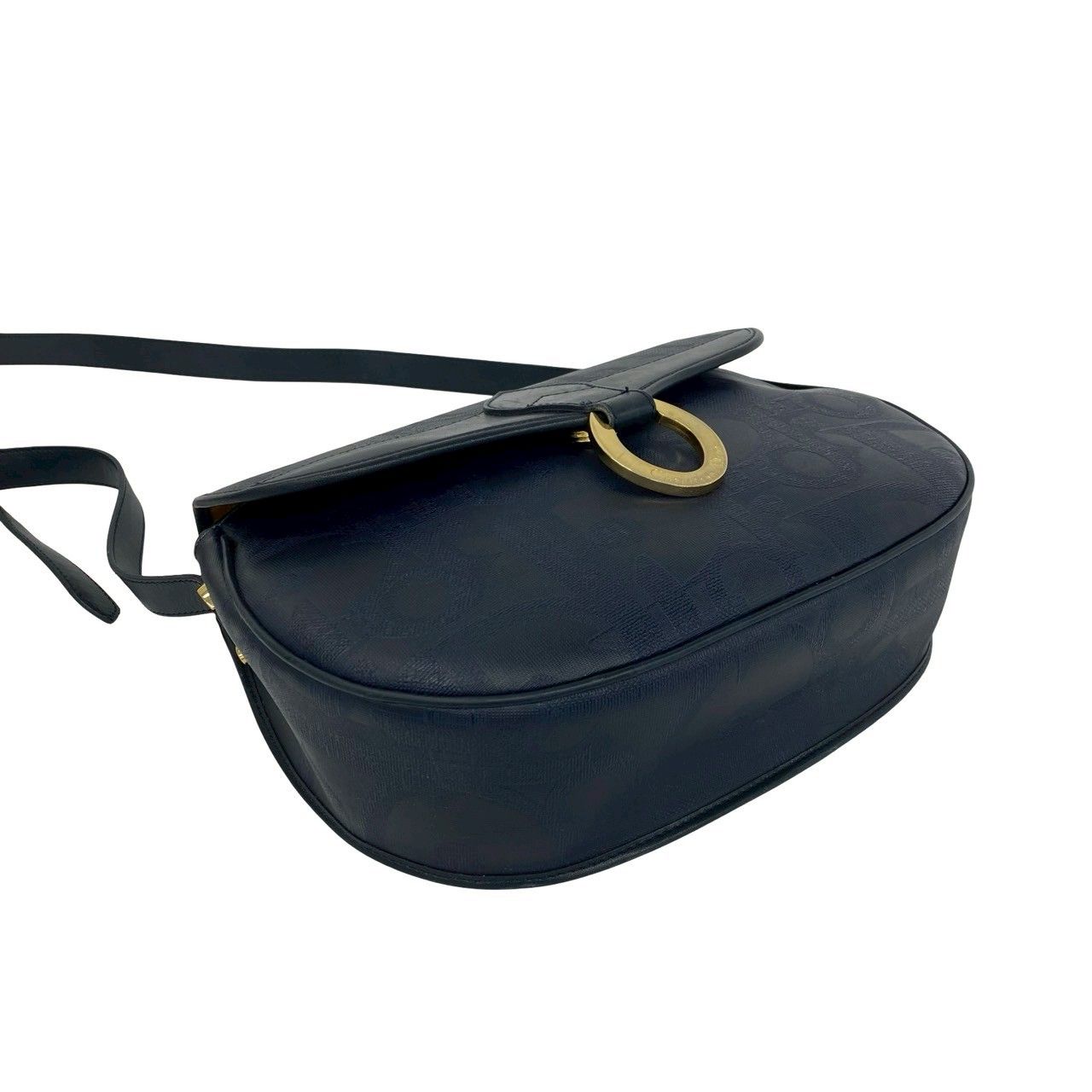 極 美品 Christian Dior ディオール ヴィンテージ ロゴ 金具