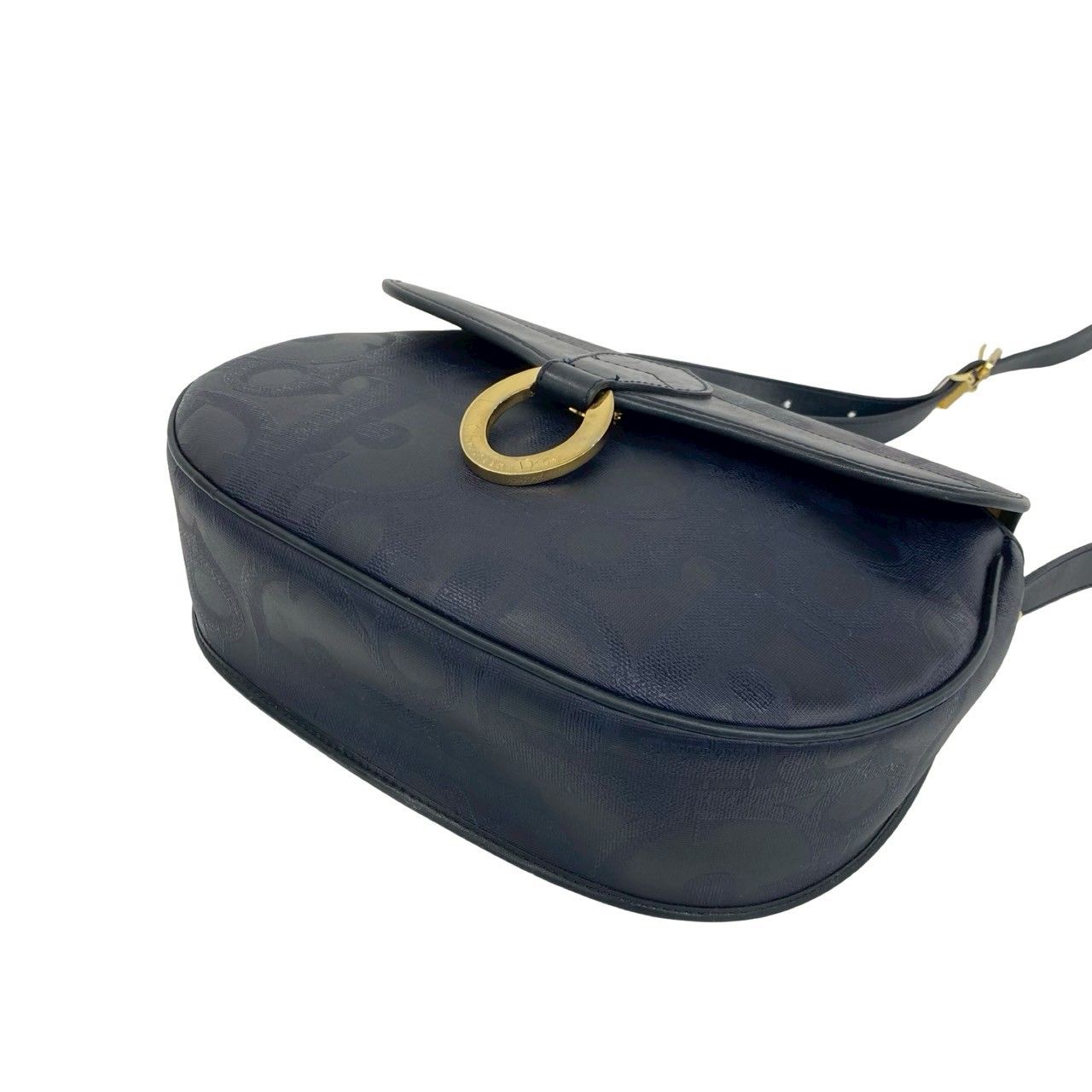 極 美品 Christian Dior ディオール ヴィンテージ ロゴ 金具