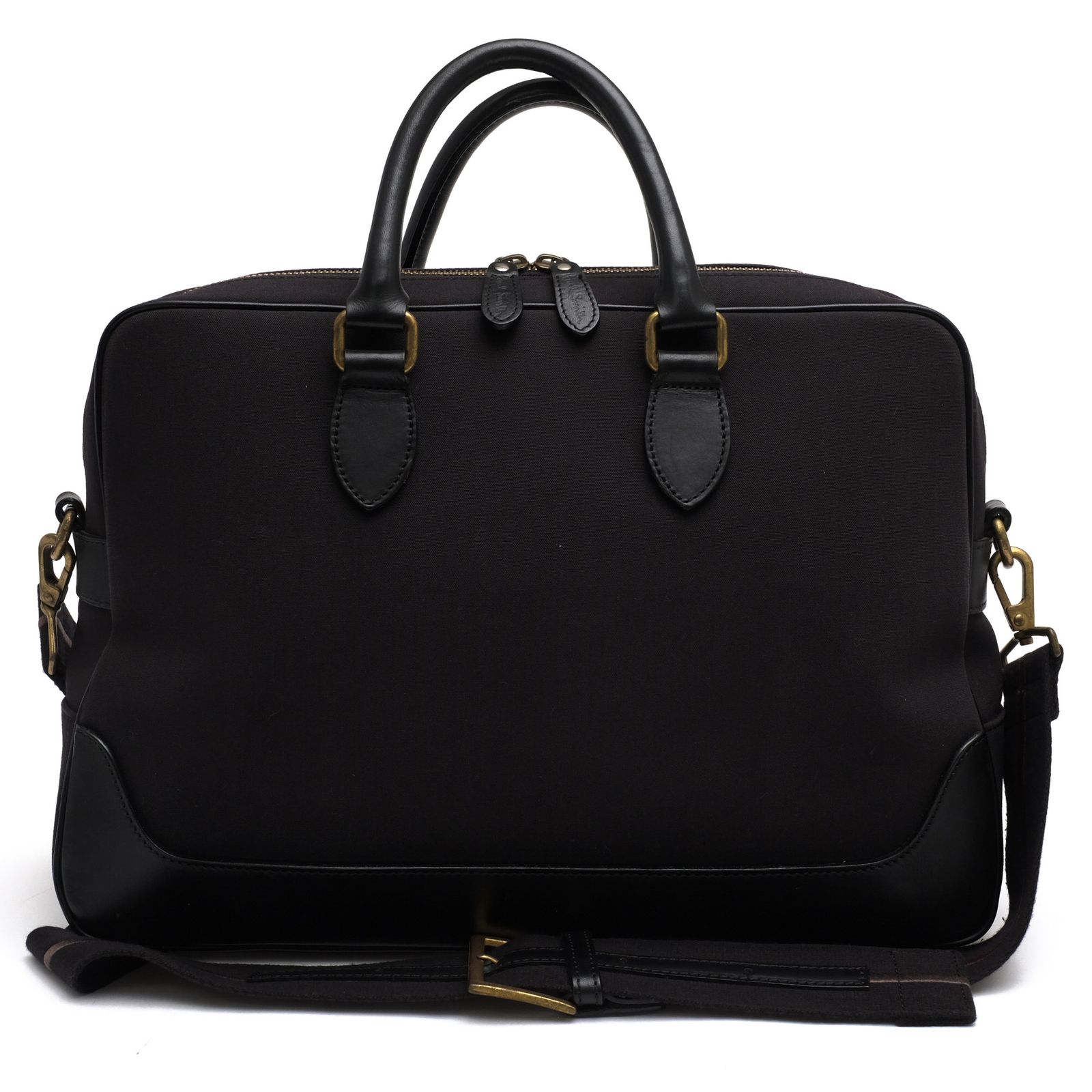 ポールスミス／Paul Smith バッグ ブリーフケース ビジネスバッグ 鞄 ビジネス メンズ 男性 男性用 コットン 綿 キャンバス レザー 革 ブラック 黒 2WAY ショルダーバッグ