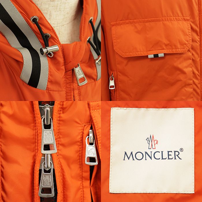 MONCLER モンクレール フーデッド ナイロンジャケット サイズ 4 メンズ