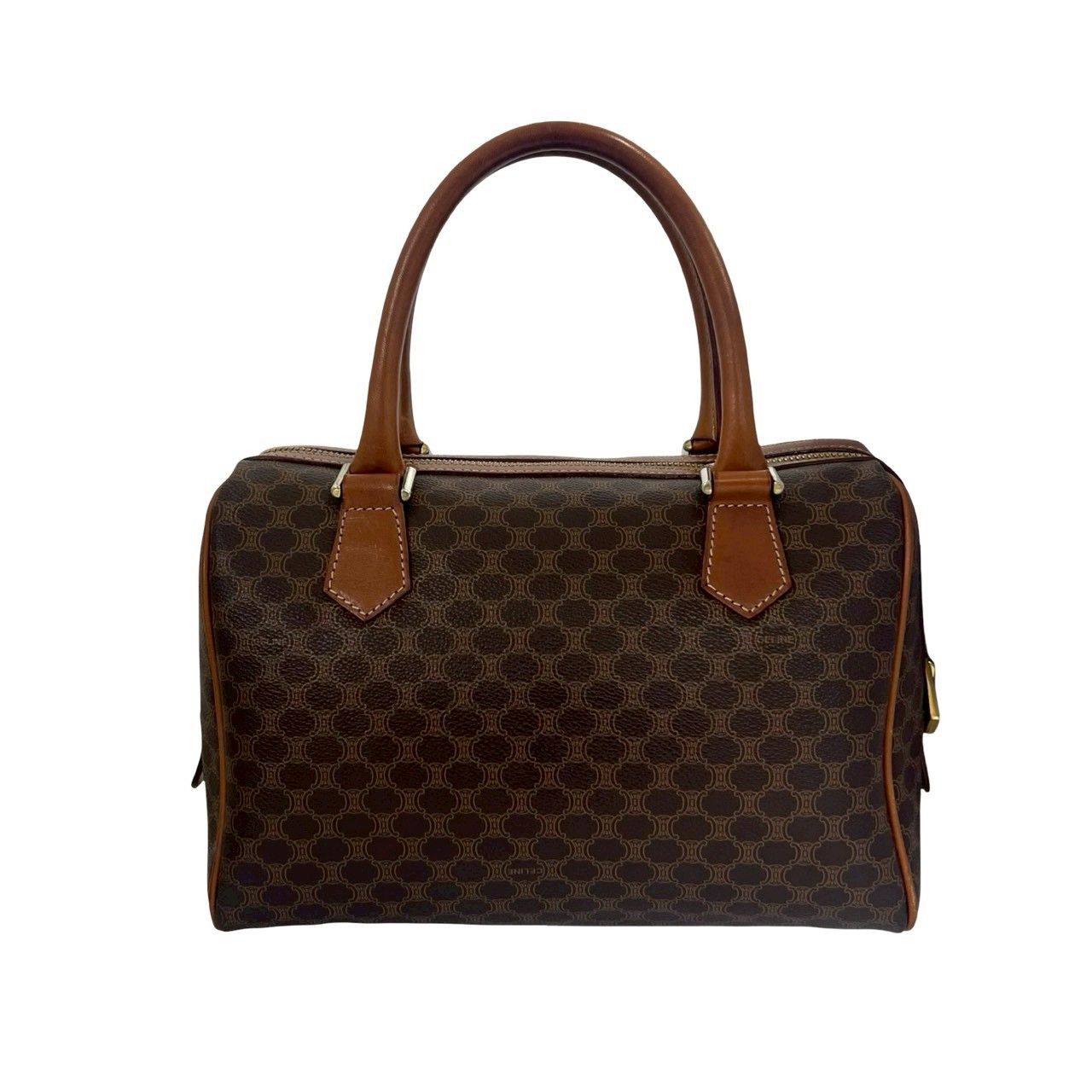 極 美品 CELINE セリーヌ マカダム ブラゾン トリオンフ 柄 ロゴ