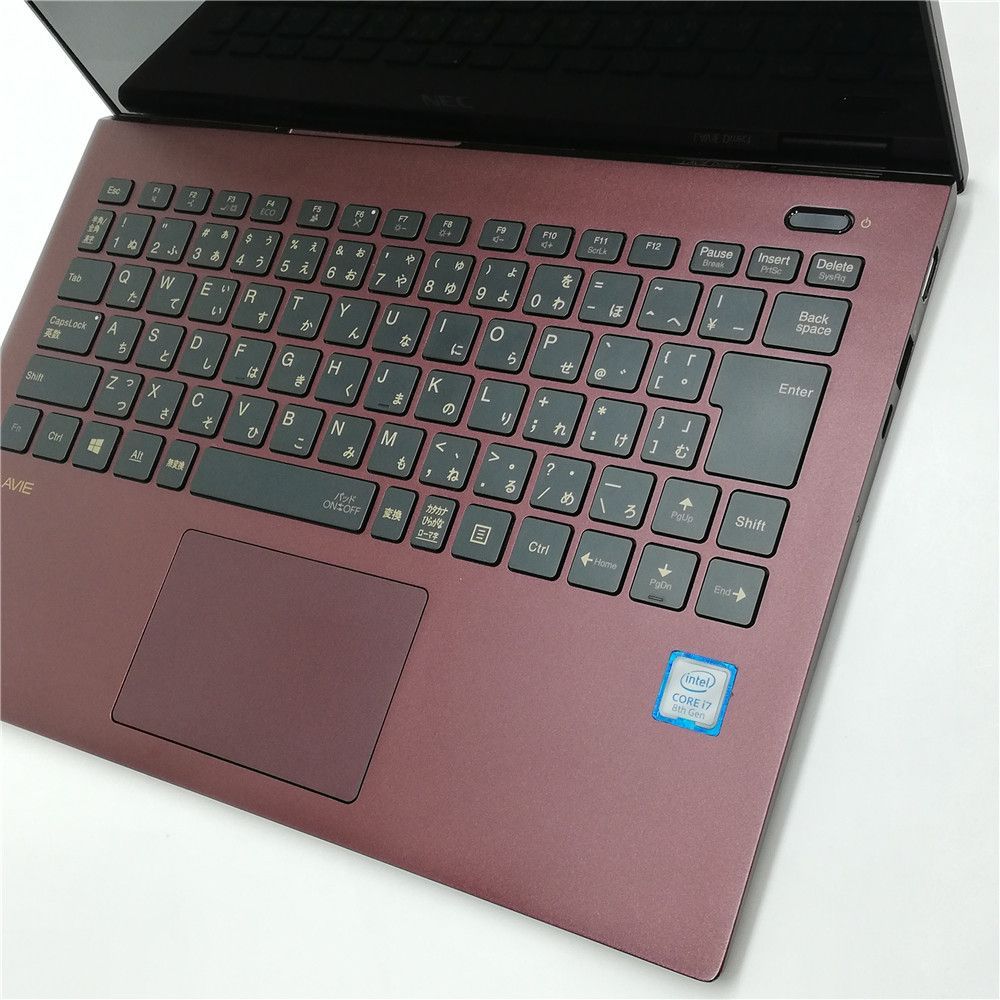 NEC Core i7/16GB/SSD タッチパネル ワイン色- メルカリ