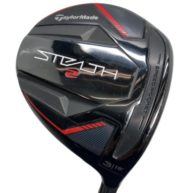 【中古】 テーラーメイド STEALTH2 3W フェアウェイウッド FW リシャフト (フレックスその他) メンズ 男性用 右利き 右用 Cランク ゴルフクラブ