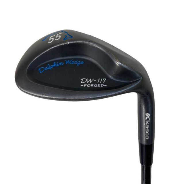 【中古】 キャスコ Dolphin wedge DW-117 FORGED 55° ウェッジ WG KBS TOUR 90 (フレックスS) メンズ 男性用 右利き 右用 Cランク ゴルフクラブ