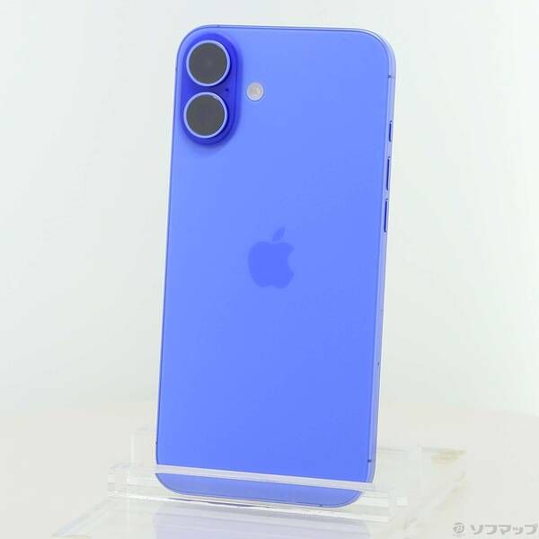 ソフマップ 〔中古品〕 iPhone16 Plus 128GB ウルトラマリン MXVE3J／A SIMフリー【371】