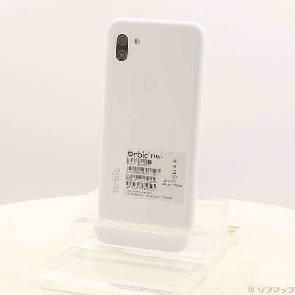ソフマップ 〔中古品〕 Orbic FUN+ 4G 64GB ホワイト ORB609LPW-RW／JP SIMフリー【349】