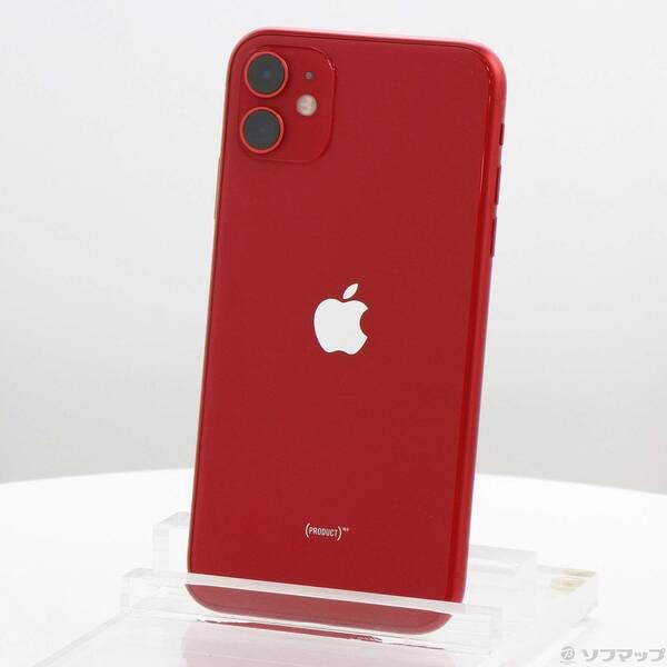 ソフマップ 〔中古品〕 iPhone11 64GB プロダクトレッド MWLV2J／A SIMフリー【349】
