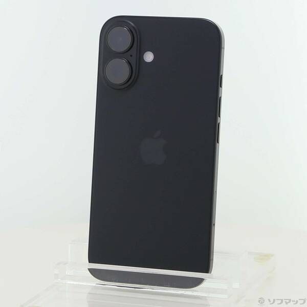 ソフマップ 〔中古品〕 iPhone16 128GB ブラック MYDQ3J／A SIMフリー【371】