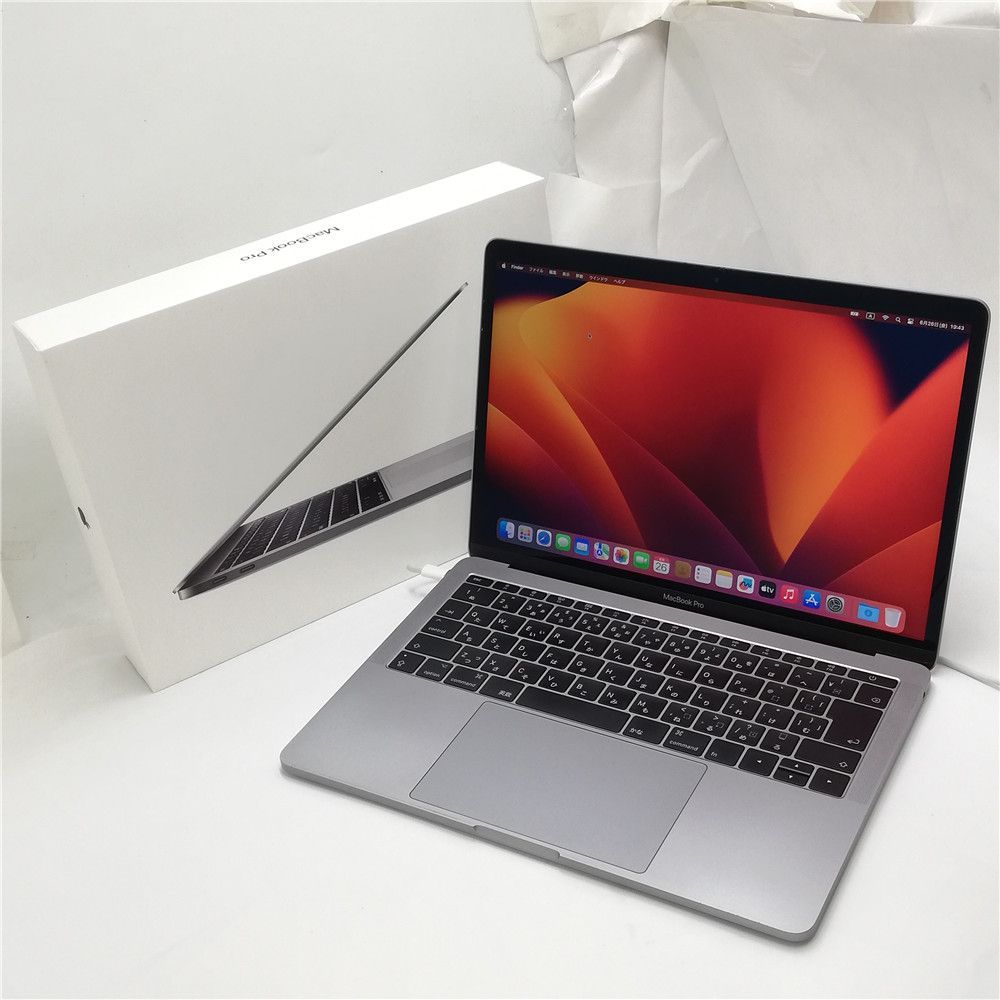 元箱付 Wi-Fi有 アップル ノートパソコン 中古美品 Apple MacBook Pro 14,1 A1708 Core i7 7660U 16GB 256GB 高速SSD 無線LAN MacOS 13.7.8
