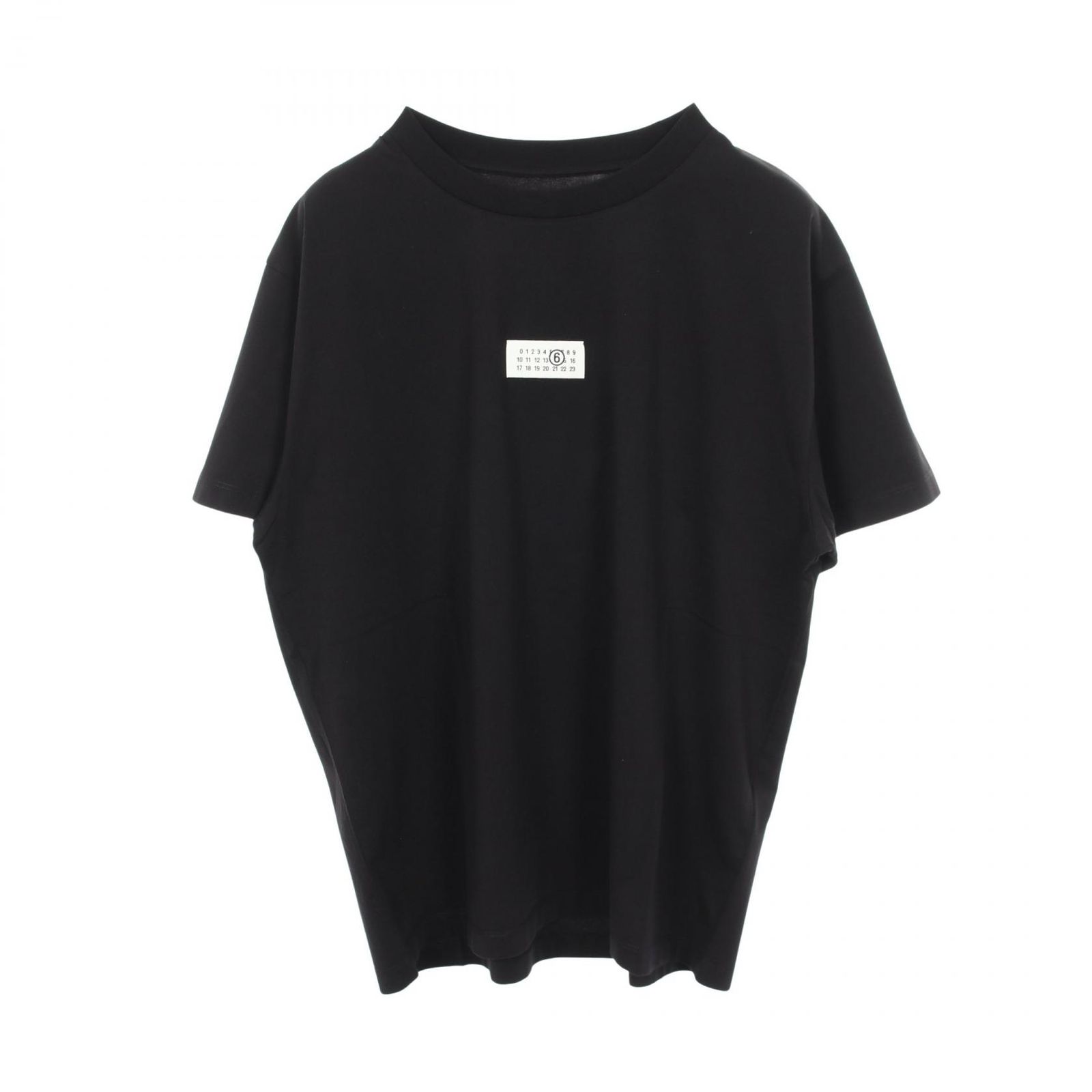 エムエムシックス MM6 半袖Tシャツ ニューメリック ナンバリングロゴ SH0GC0032M20170900M コットン Tシャツ メンズ 新品