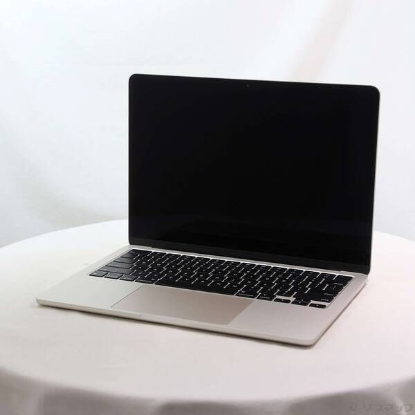 ソフマップ 〔中古品〕 MacBook Air 13.6-inch Mid-2022 MLY13J／A Apple M2 8コアCPU_8コアGPU 8GB SSD256GB スターライト 〔26.3 Tahoe〕【258】