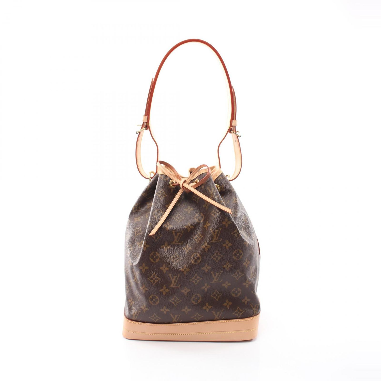 ルイ・ヴィトン LOUIS VUITTON ショルダーバッグ ノエ M42224 PVCコーティングキャンバス レザー ノエ レディース Used A