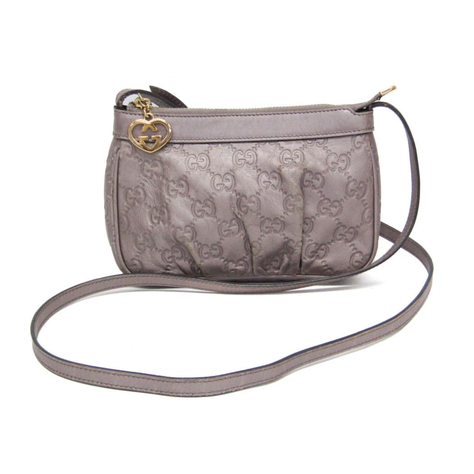 グッチ(Gucci) グッチッシマ 256899 レディース レザー ショルダーバッグ ライトパープル
