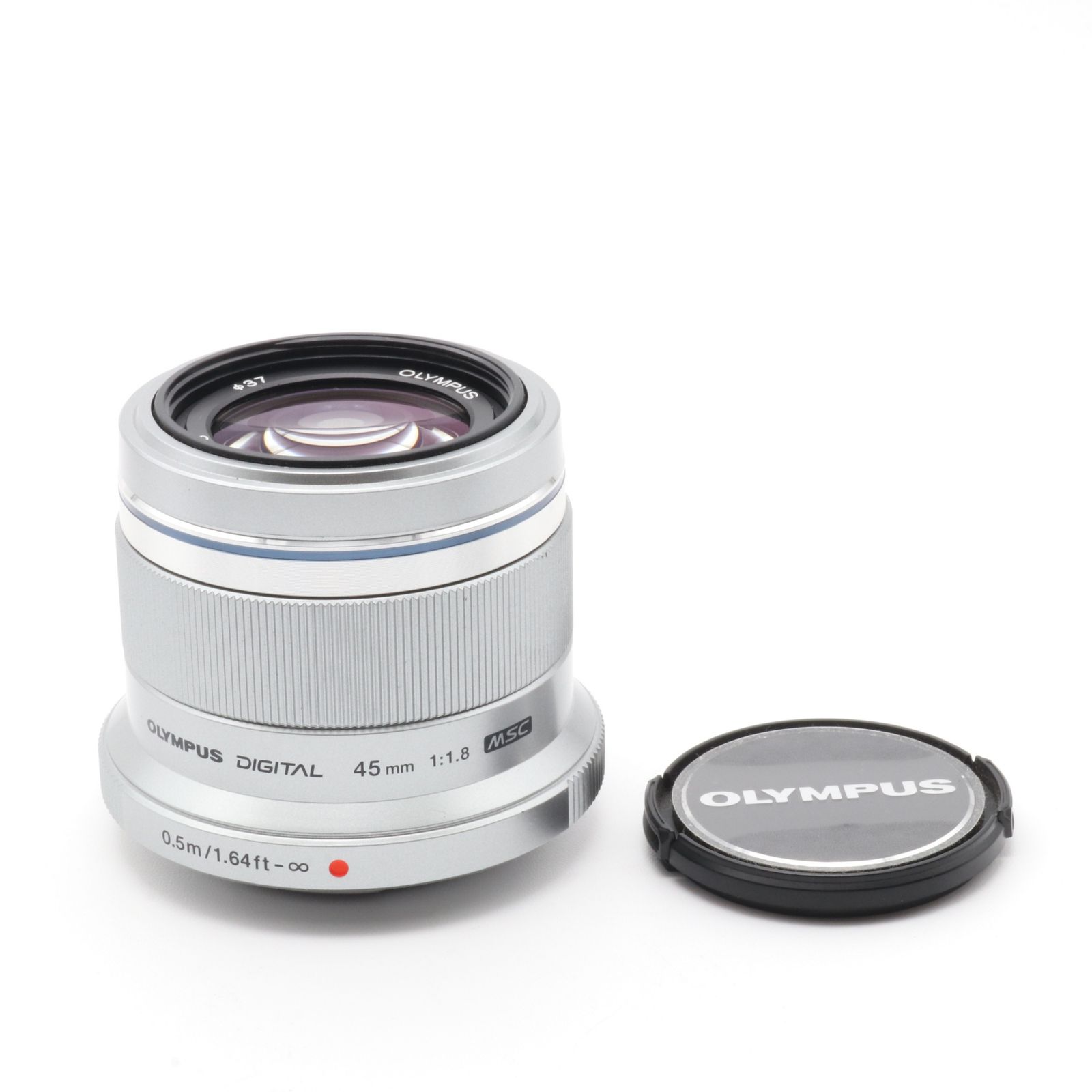 OLYMPUS M.ZUIKO DIGITAL 45mm F1.8 シルバー 単焦点レンズ 〔マイクロ