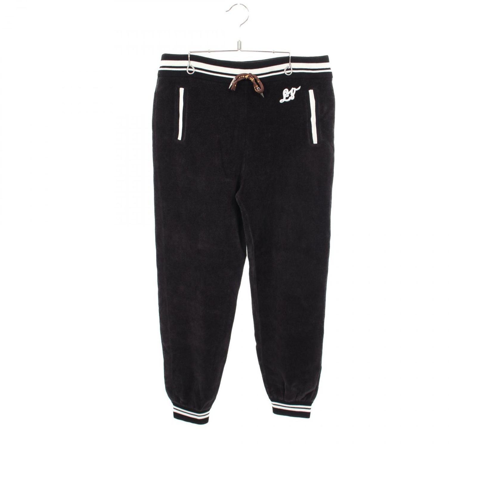 ルイ・ヴィトン LOUIS VUITTON パンツ モノグラム ドローストリング RW202W XZU FJKP08 ウール コットン パンツ メンズ 未使用