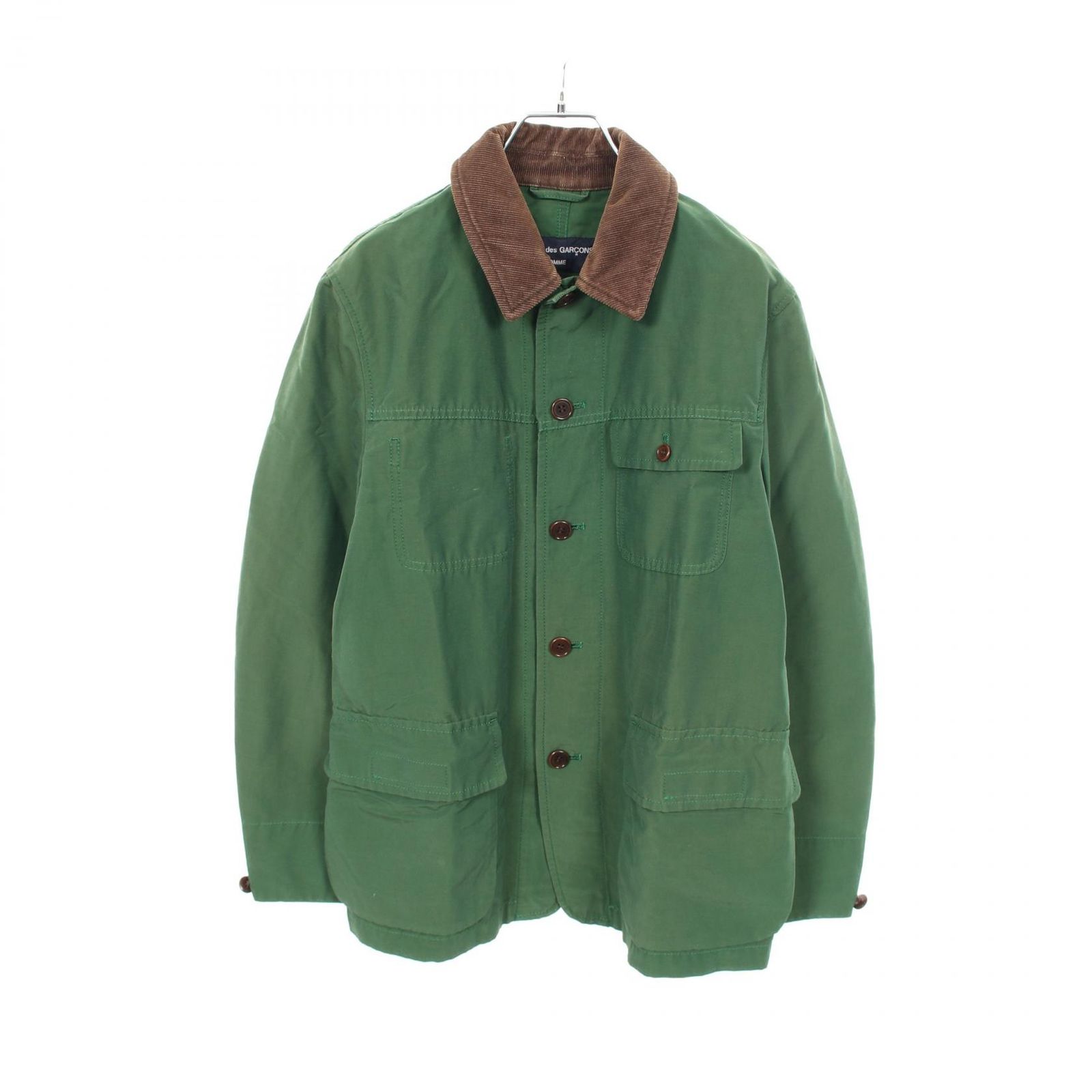 コムデギャルソンオム COMME des GARCONS HOMME コーデュロイ切替 AD2010 HG-J045 ナイロン ジャケット メンズ Used B