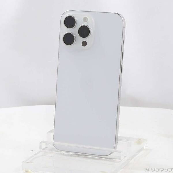 ソフマップ 〔中古品〕 iPhone16 Pro Max 256GB ホワイトチタニウム FYWH3J／A SIMフリー【349】