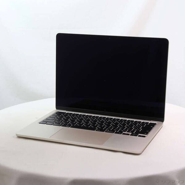 ソフマップ 〔中古品〕 MacBook Air 13.6-inch Late-2024 MC7W4J／A Apple M2 8コアCPU_8コアGPU 16GB SSD256GB スターライト 〔26.3 Tahoe〕【258】