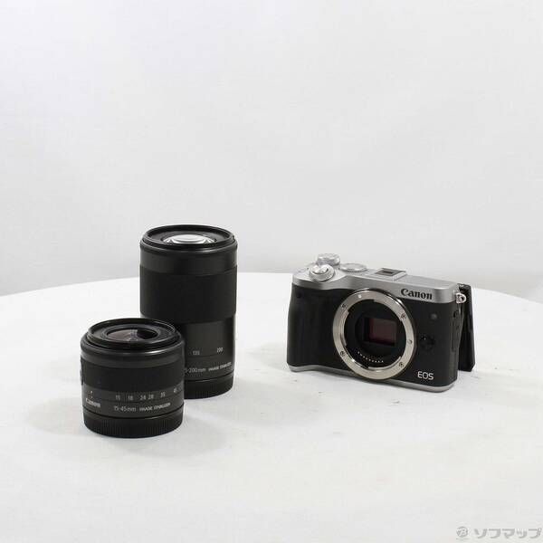 ソフマップ 〔中古品〕 EOS M6 ダブルズームキット シルバー【258】