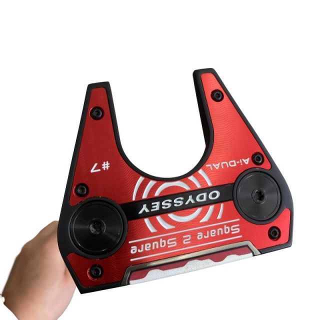 中古】 オデッセイ Ai-DUAL SQUARE 2 SQUARE #7 34インチ パター PT
