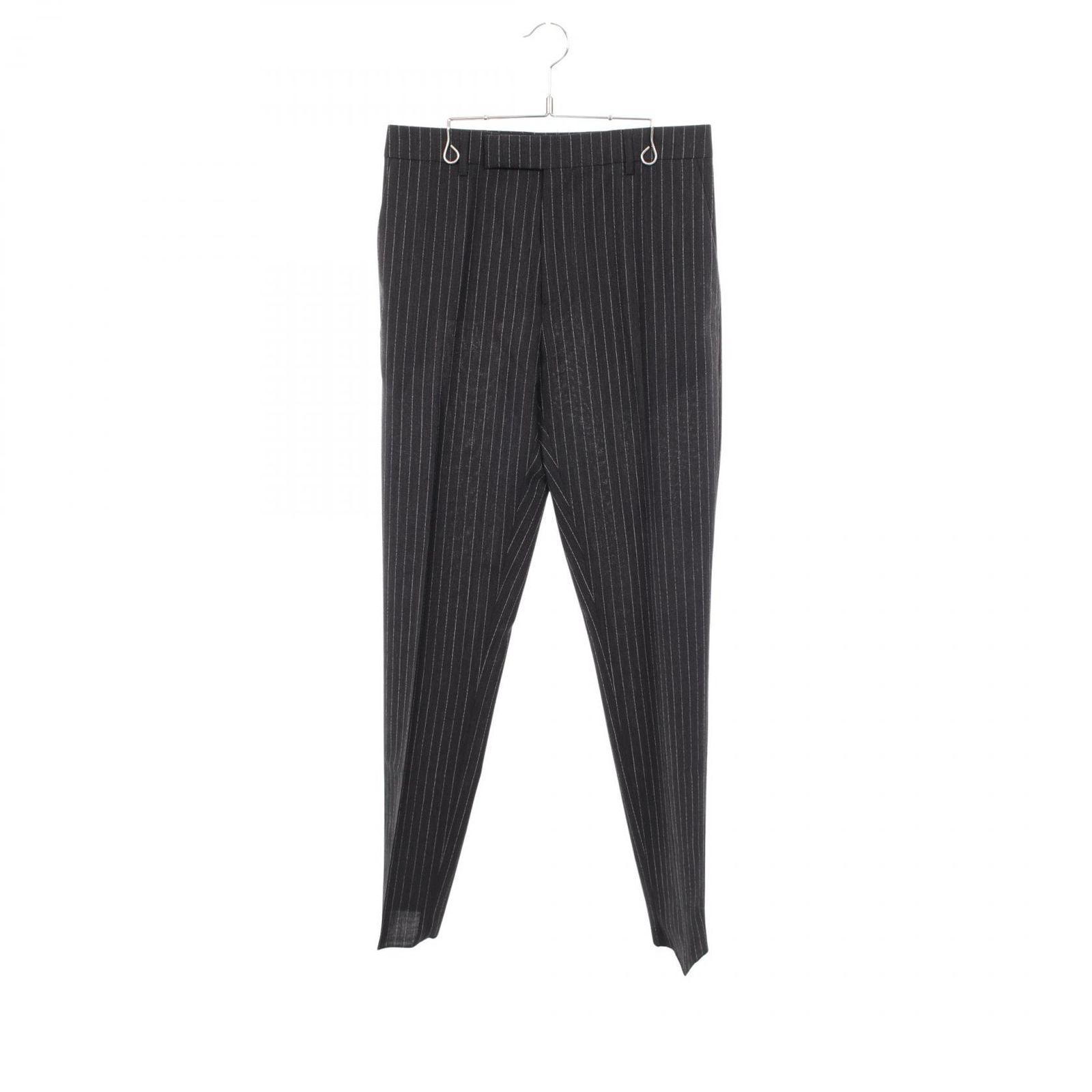 セリーヌ CELINE パンツ ストライプ 19M2P08510AC ネイビー ウール ストライプパンツ メンズ 未使用