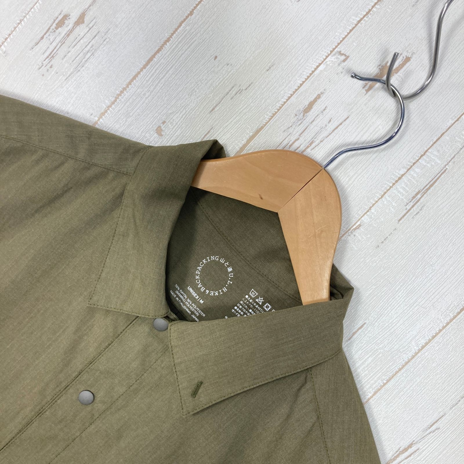 【Unisex M グリーン系】 Yamatomichi ( 山と道 ) バンブー シャツ Bamboo Shirt レーヨン ウェア トップス インナー シャツ ロングスリーブシャツ 化繊 z00059451 ✉️Unisex M グリーン系 Yamatomichi ( 山と道 ) バンブー シャツ