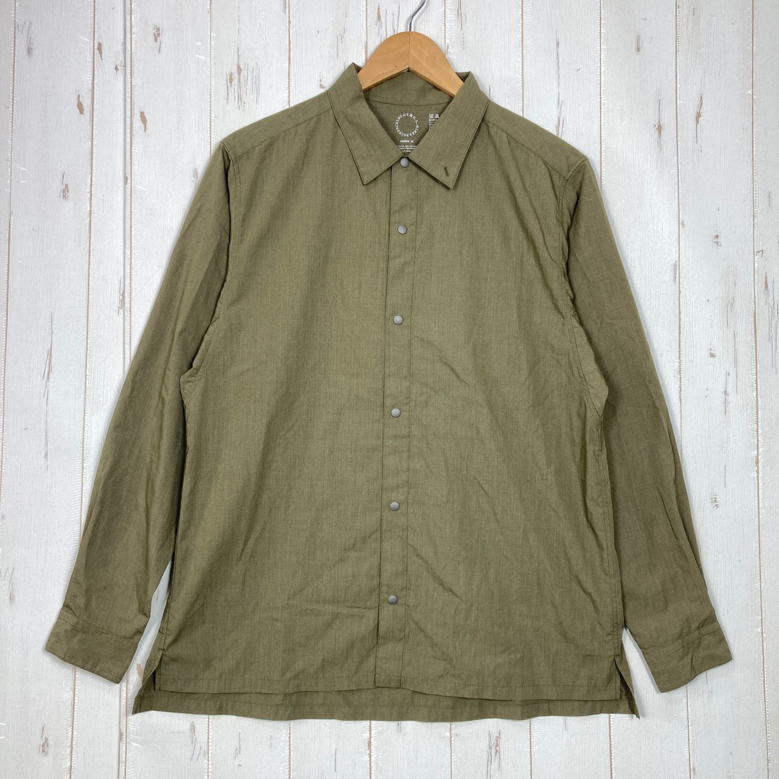 【Unisex M グリーン系】 Yamatomichi ( 山と道 ) バンブー シャツ Bamboo Shirt レーヨン ウェア トップス インナー シャツ ロングスリーブシャツ 化繊 z00059451 ✉️Unisex M グリーン系 Yamatomichi ( 山と道 ) バンブー シャツ