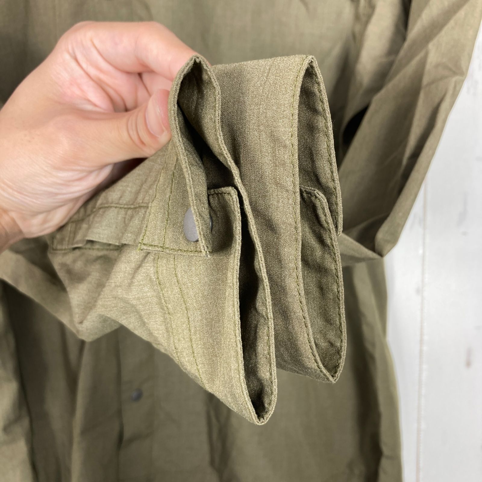 ✉️Unisex M グリーン系 Yamatomichi ( 山と道 ) バンブー シャツ