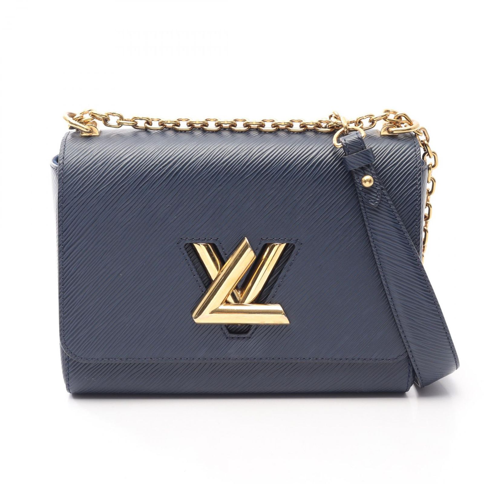 ルイ・ヴィトン LOUIS VUITTON ショルダーバッグ ツイストMM エピ アンディゴブルー M53090 インディゴ レザー ツイストMM レディース Used A
