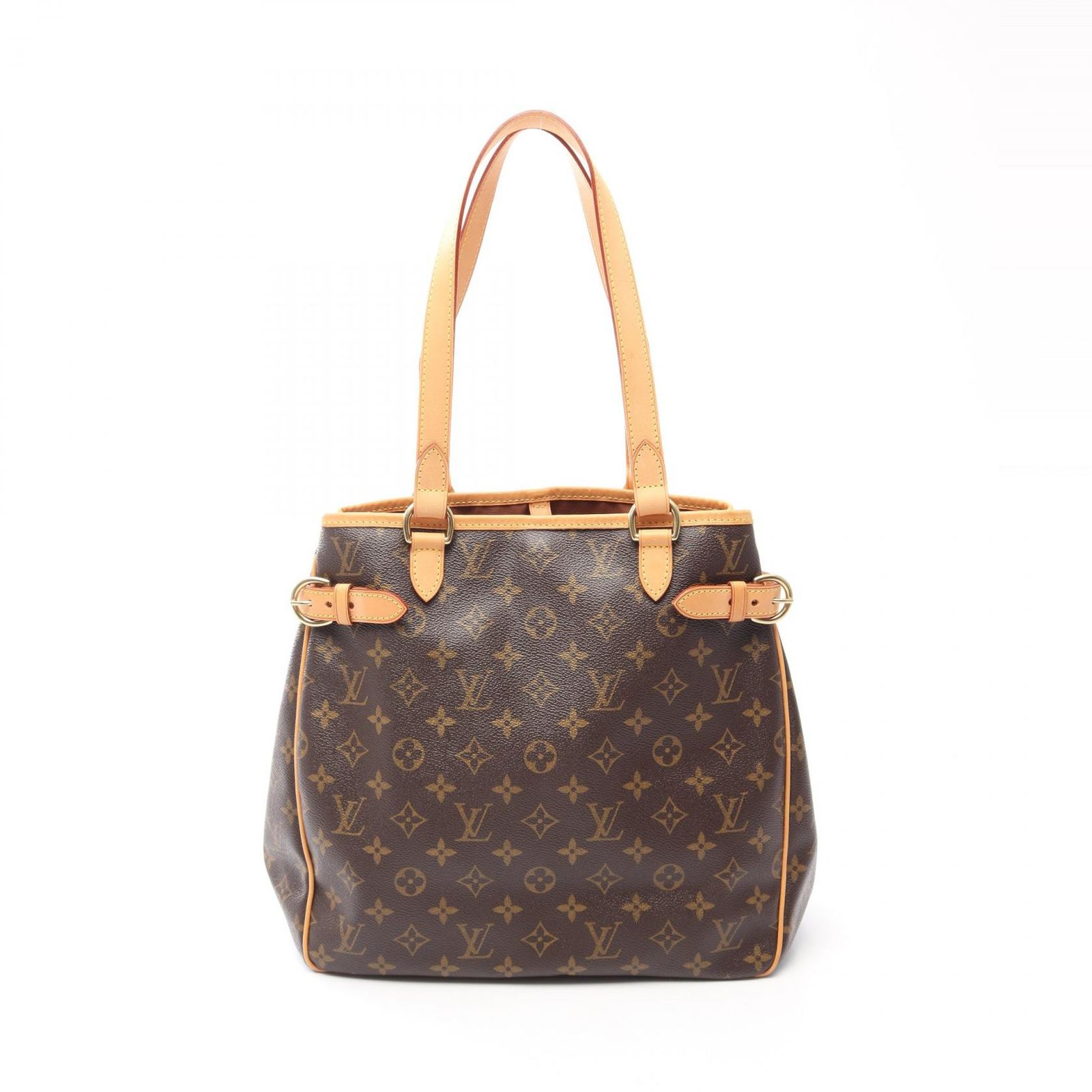 ルイ・ヴィトン LOUIS VUITTON トートバッグ バティニョール ヴェルティカル M51153 PVCコーティングキャンバス レザー バティニョール・ヴェルティカル レディース