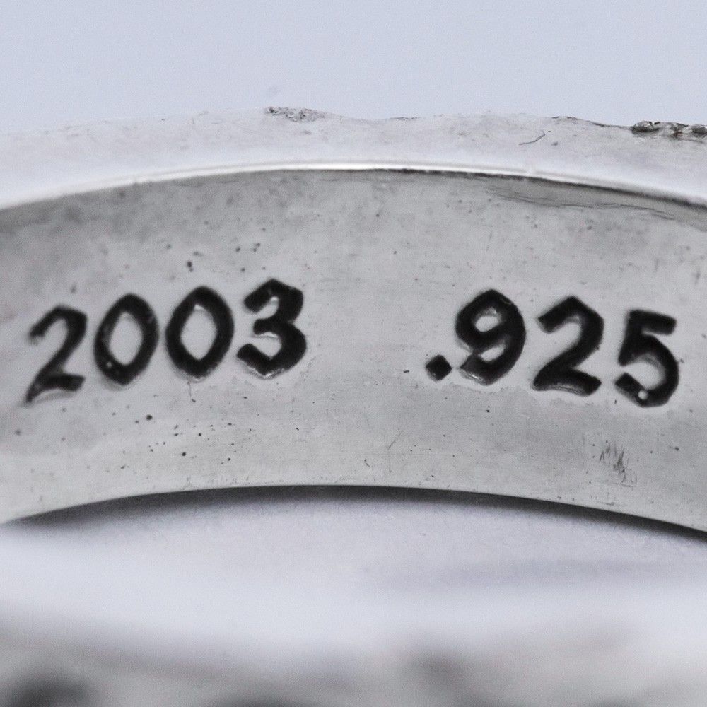 19号 CHROME HEARTS スペーサー フォーエバー リング 6mm シルバー