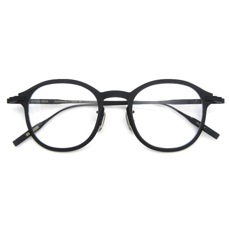 未使用 OG×OLIVER GOLDSMITH オージーバイオリバーゴールドスミス メガネフレーム PUTNEY 日本製 M BLACK マットブラック 54001134