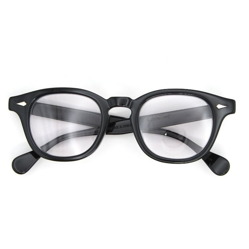 美品 JULIUS TART OPTICAL ジュリアスタートオプティカル サングラス AR 48-22 PL-003A 日本製 エーアール ボスリントン BLACK 54001145