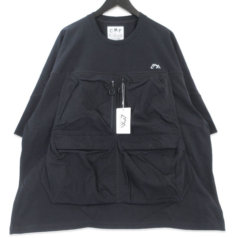 未使用 CMF OUTDOOR GARMENT シーエムエフアウトドアガーメント GUIDE SLOW DRY TEE CMF2601-C13 半袖Tシャツ ブラック L 99001207