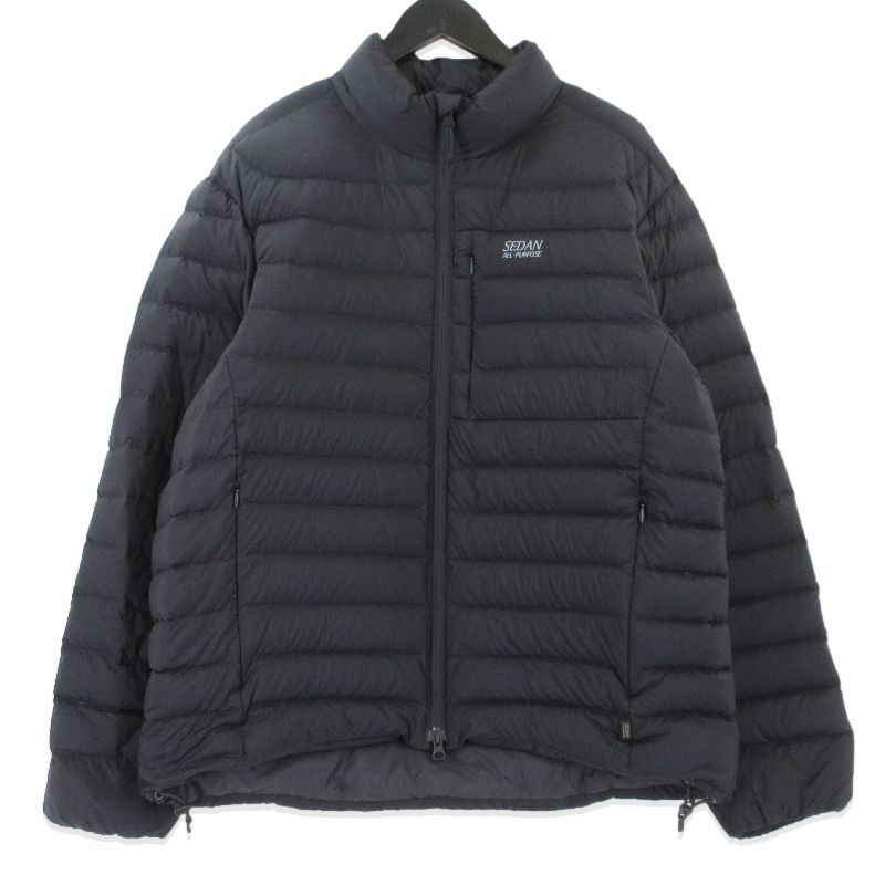 SEDAN ALL PURPOSE セダンオールパーパ ダウンジャケット SD25F-JK06 Shadow Ripstop Down Jacket ナイロン ブラック 黒 L 99001235