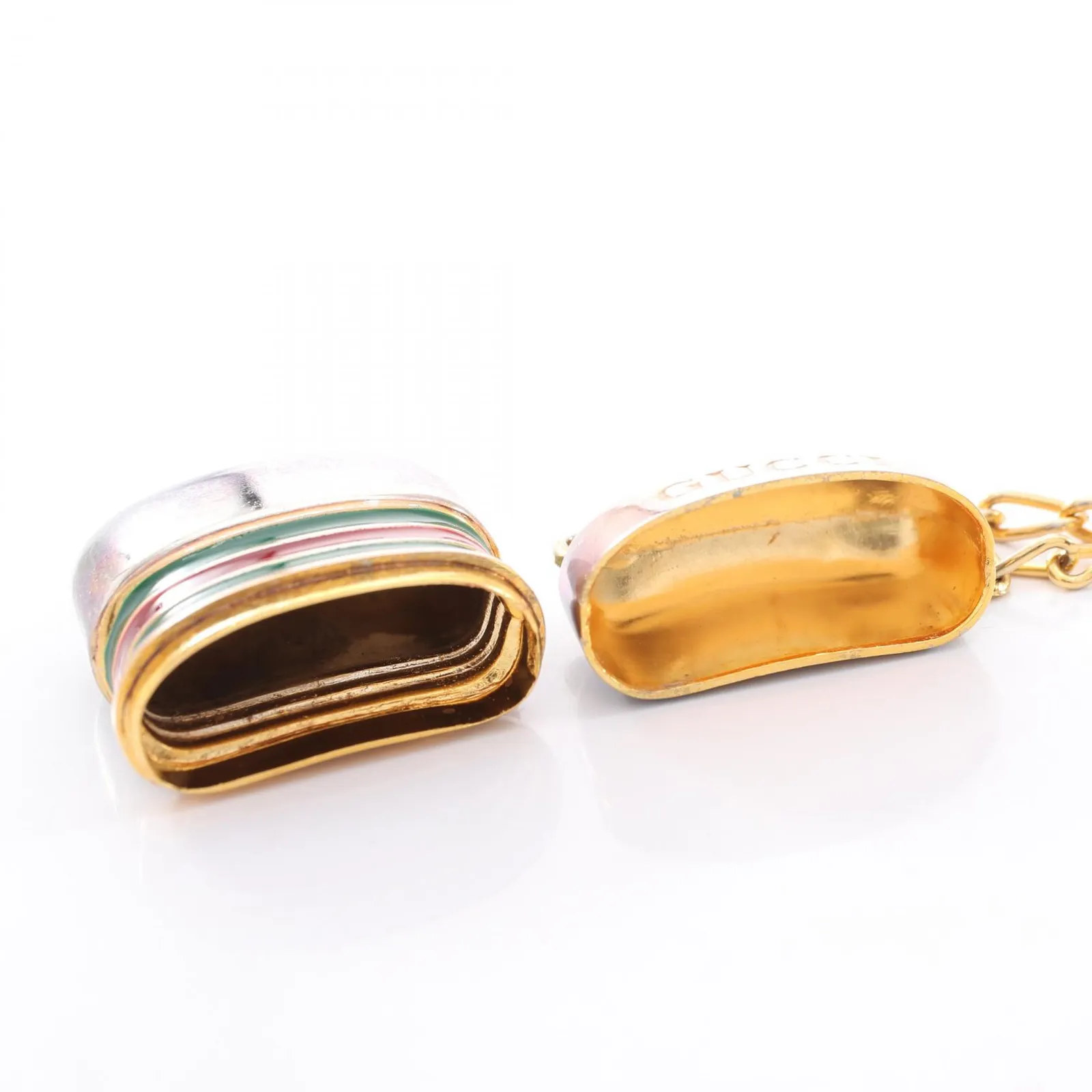 グッチ GUCCI ネックレス シェリーライン ピルケース GP（ゴールド