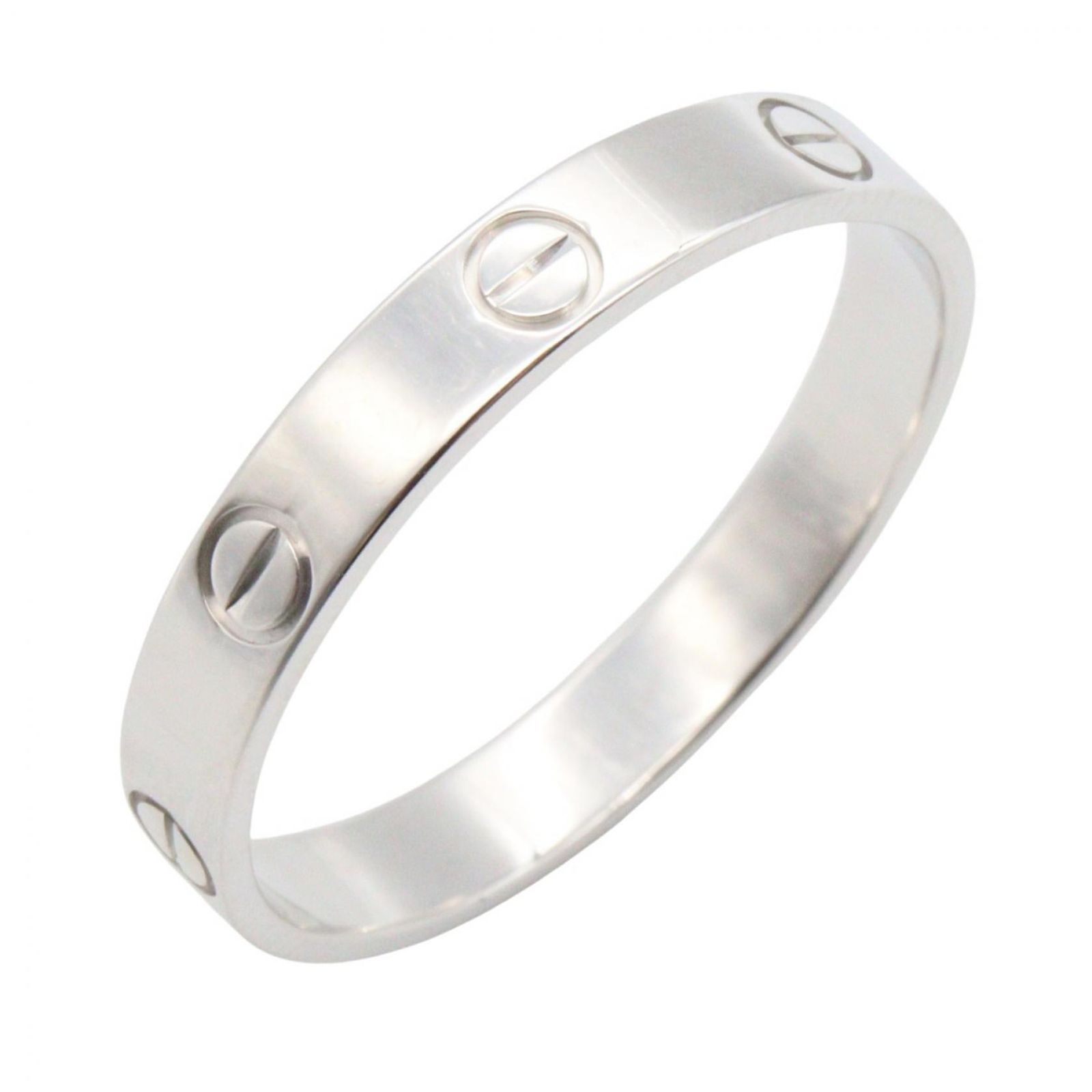 カルティエ CARTIER リング・指輪 ミニラブリング B4085100 K18WG（ホワイトゴールド） ミニラブリング ユニセックス Used A