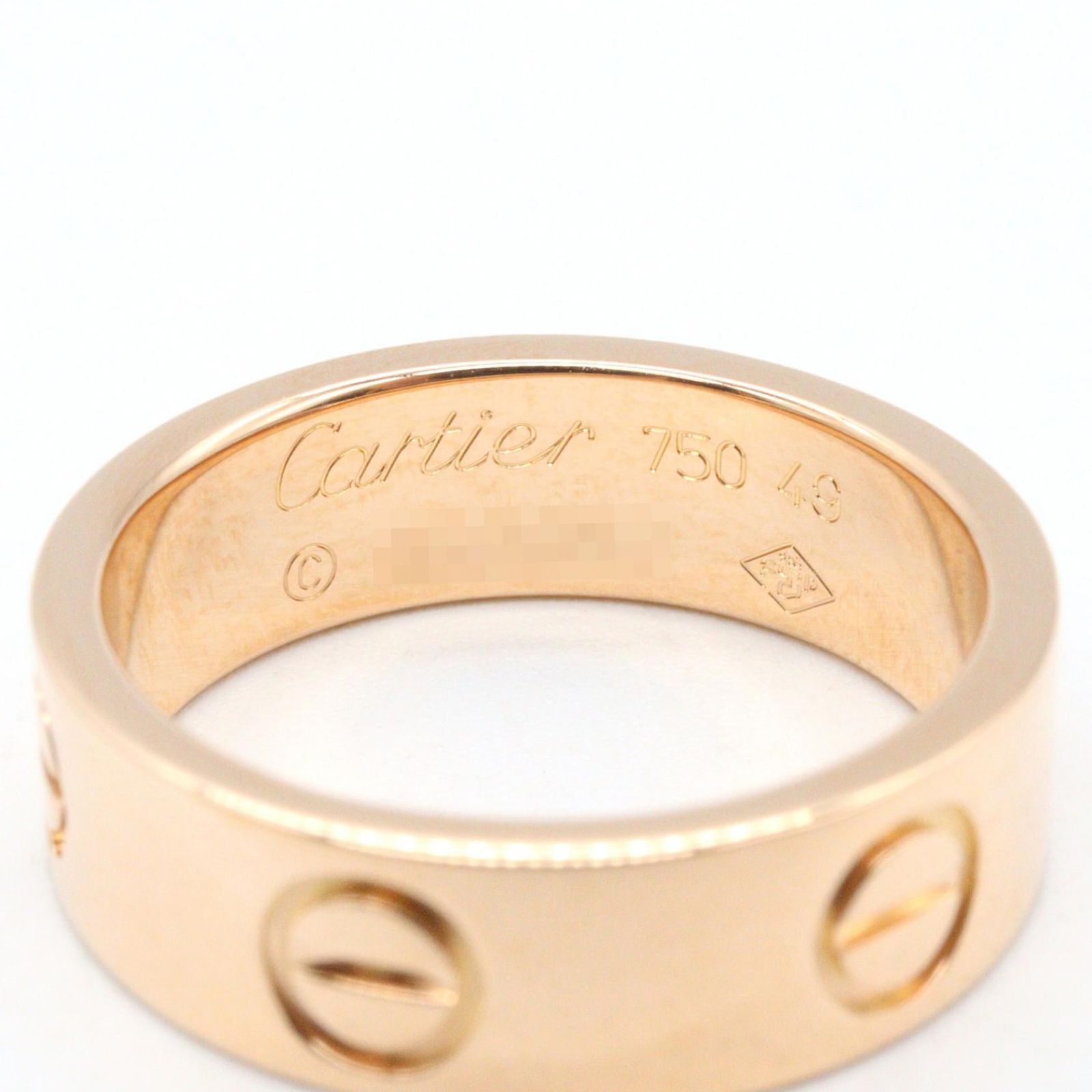 カルティエ CARTIER リング・指輪 ラブリング B4084800 K18PG（ピンク