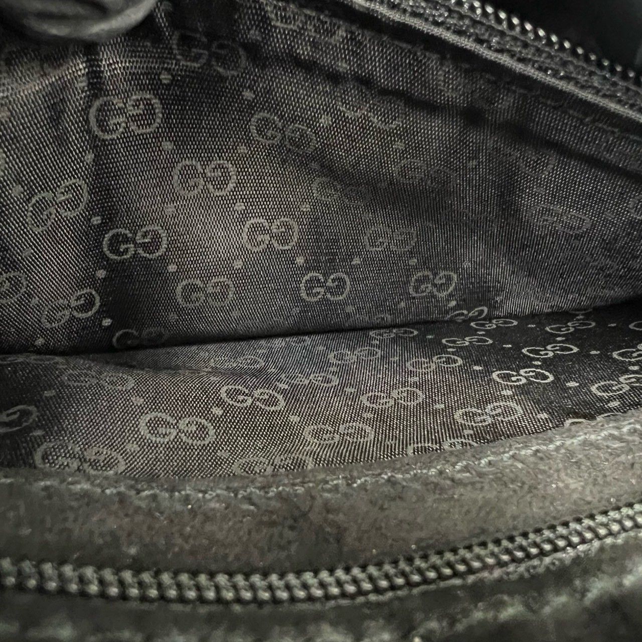 極 美品 GUCCI グッチ オールドグッチ ヴィンテージ GG ロゴ レザー 本