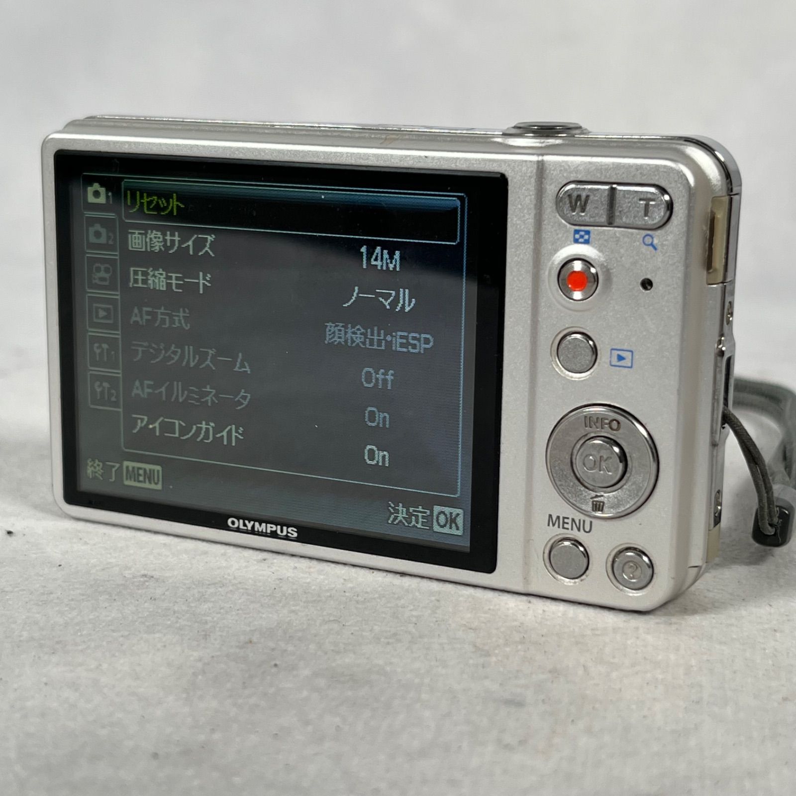 管2606-240】動作確認済☆ OLYMPUS オリンパス VG-140 シルバー