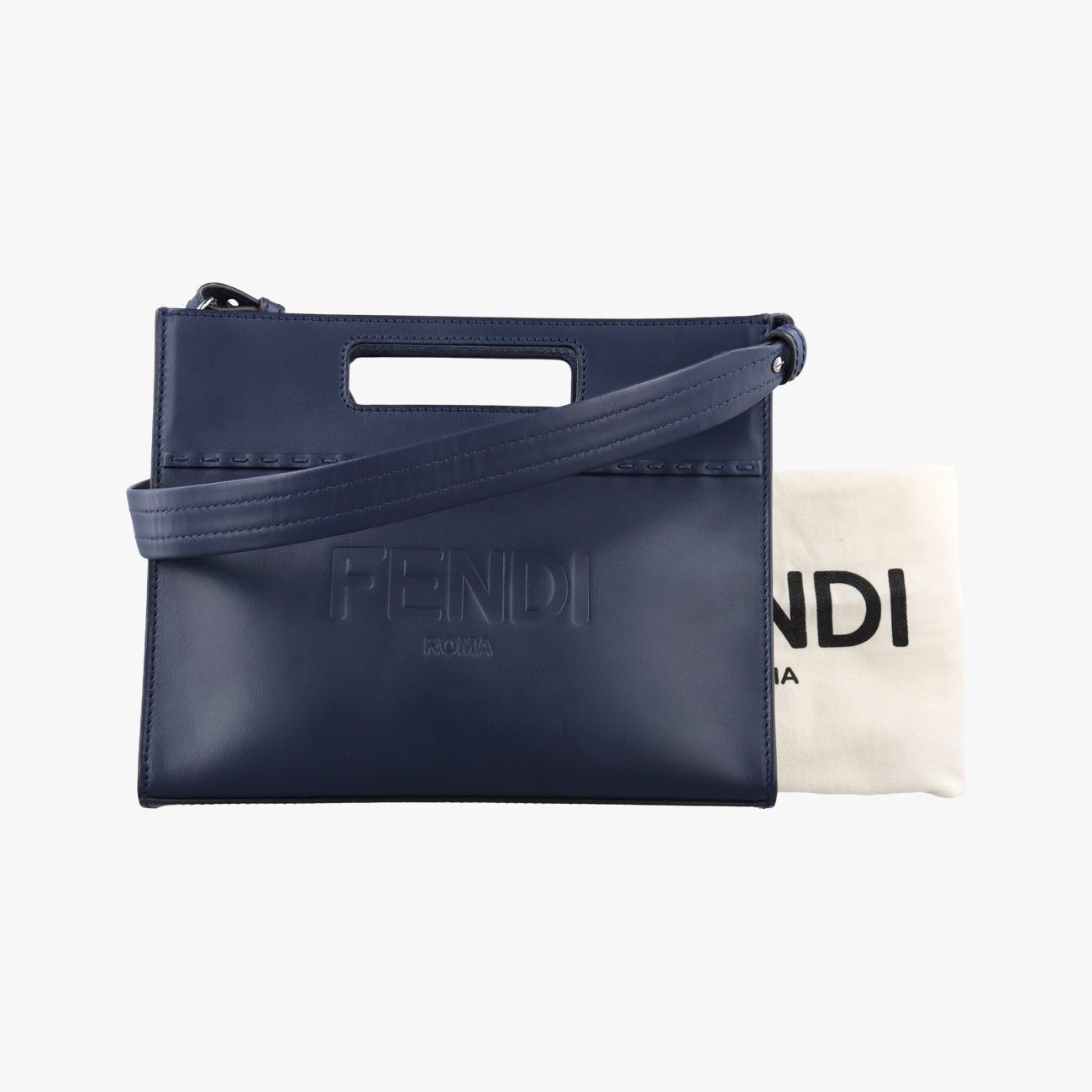 フェンディFendiショッパー ブルー レザー 7VA547 7VA547 AC9L 219-10429