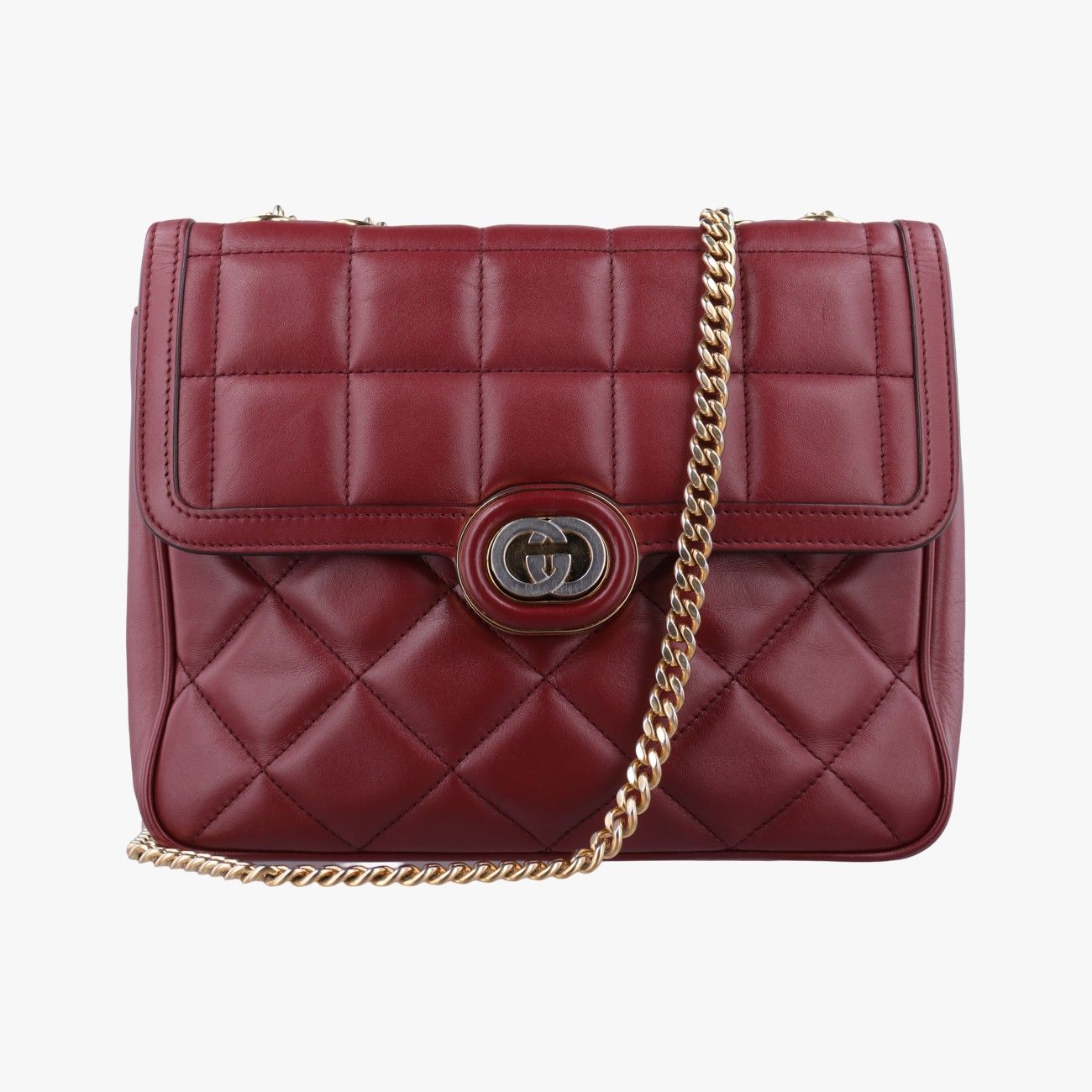 グッチGucciミニデコ ワインレッド レザー 740834 F040768439